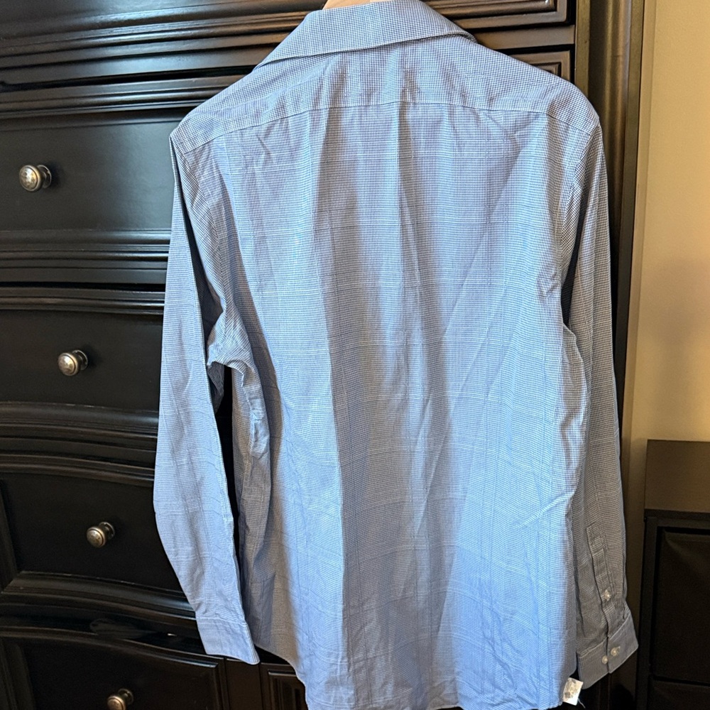 Calvin Klein Light Blue Dress Shirt - Picture 3 of 4
